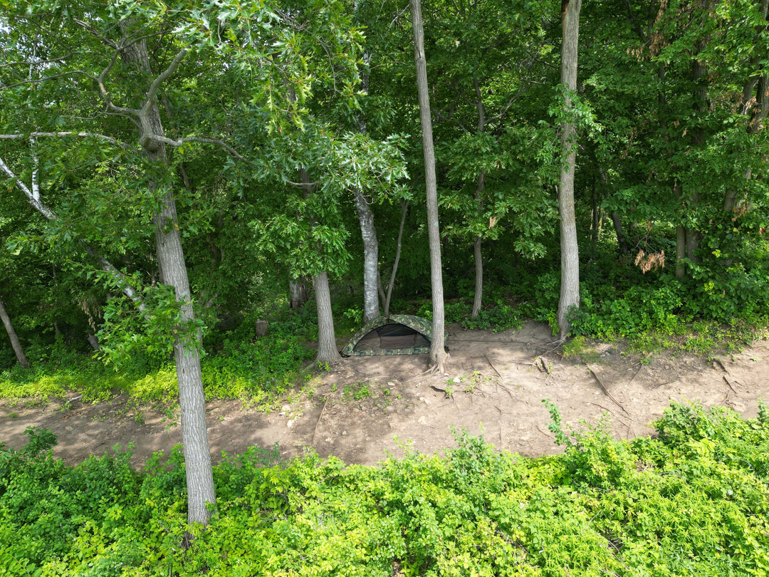 High View of Tent